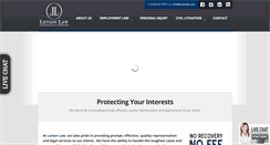 Desktop Screenshot of levianlaw.com
