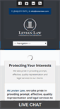 Mobile Screenshot of levianlaw.com